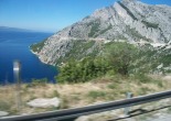 Croatian coast, bus